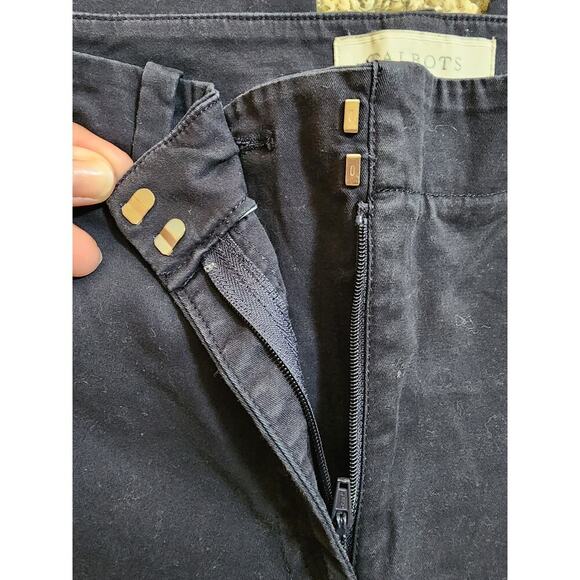 Talbots Women's Size 6 Chino Pants with Slitted Ankles - Picture 6 of 10